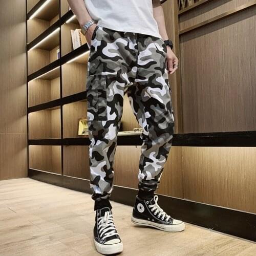 New Spring And Autumn Camouflage Casual Pants MenS Oversized Overalls Fashion Loose Korean Boys' Pants M-8Xl Trousers