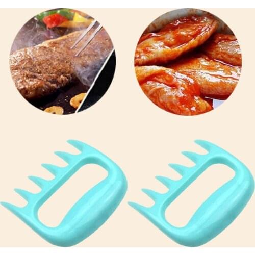 Plastic Handle Barbecue Bear Claw Meat Separator PP Meat Shredder Camping Meat Cutter