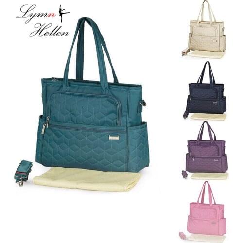 Useful Mother Maternity Messenger Bag Elegant Design Baby Care Diaper Tote Handbag Stroller Hanging Pouch Oversized Changing Pad