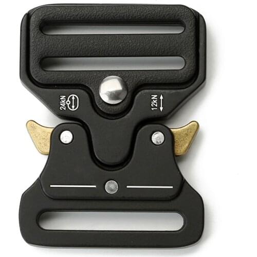 Adjustable Tactical Belt Buckles-Quick Side Release Metal Strap Buckle For 38mm Webbing DIY Bags Luggage Sewing Accessorie