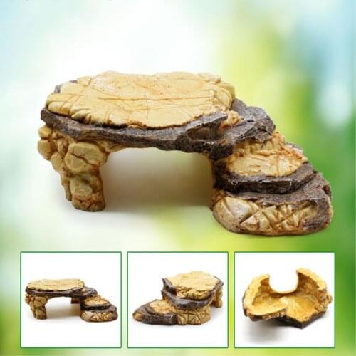 Reptile Resin Hides Cave Turtles Rock Hideout House Lizard Hiding Spot Habitat