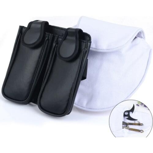 2 Pieces Anime Naruto Kunai Bag Black White Kakashi Shuriken Ninja Weapon Bags PU Canvas Naruto Cosplay Halloween Gift