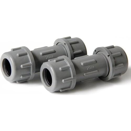1/2Pcs Quickly Connector Fish tank Water Tube Connectors Joint Repair Coupling Garden Pipe Fittings I.D.20-50MM