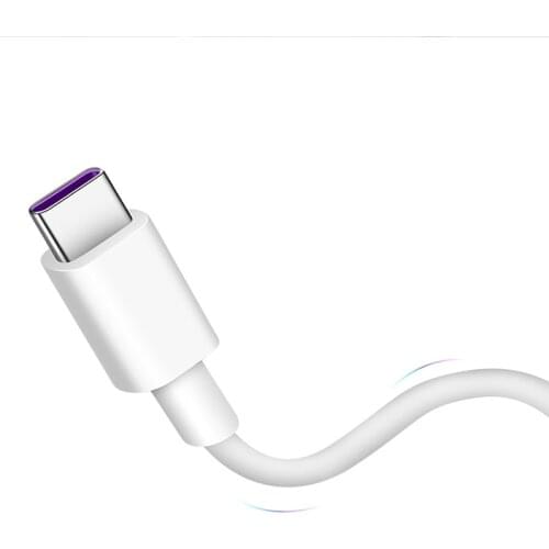 1m 0.25m 2m Type C Cables 5A Supercharge Fast Charging Cable For Huawei P30 P20 Mate 20 Pro Nova 5 4 3 USB C Cabo For Samsung A7