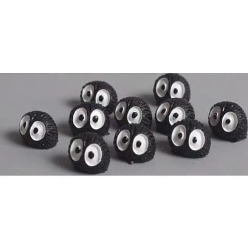 10PCS Mini Dust Ball Figure Elves Singular Resin Briquettes Toy Miniature Garden Moss Micro Landscape Ornaments Anime Figure