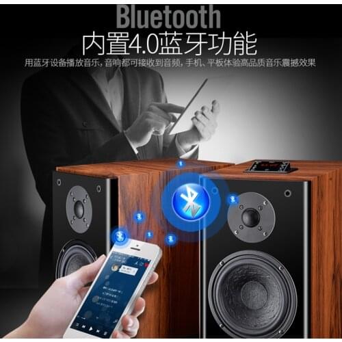 100W 6.5 Inch High-power Bluetooth Speaker Home Hifi Bookshelf Speaker DIY Computer Audio Fever K Song Audio USB Non-destructive