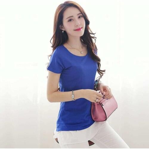 2020 red Women Short Sleeve Shirt Top Garment