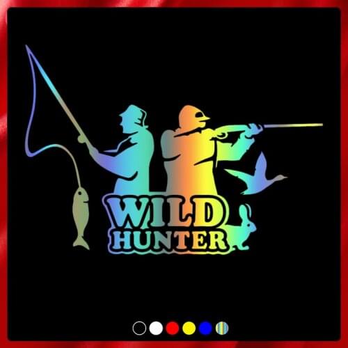 40587# Die-Cut Vinyl Decal Wild Hunt Car Sticker Waterproof Auto Decors on Car Body Bumper Rear Window