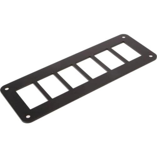 Aluminum Rocker Switch Panel 2/3/4/6 Way Housing Holder For Car Boat Auto Parts Wholesale