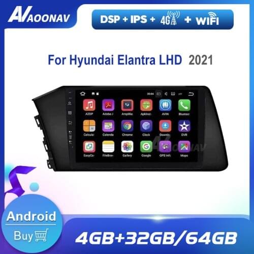 9INCH Car Radio vertical screen GPS navigator Player For Hyundai Elantra 2021 Car Auto tape recorder head unit multimedia player