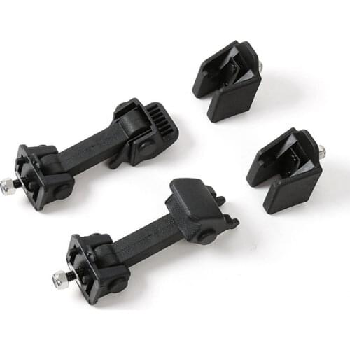 BBQ@FUKA 2x Car Hood Catch Lock Latches Buckle ABS Fit For Jeep Wrangler JK Unlimited 2007-2016