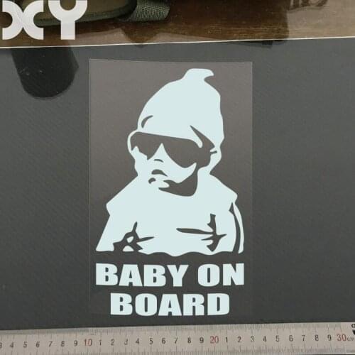 Baby on Board Car Styling Car Accessories Reflective Type Car Stickers Motorcycle Stickers Decals