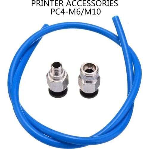 For Creality Ender 3 Range 1 Set Upgraded Ender 3 PTFE Bowden Tube With Improved PC4-M6 & PC4-M10 Fittings