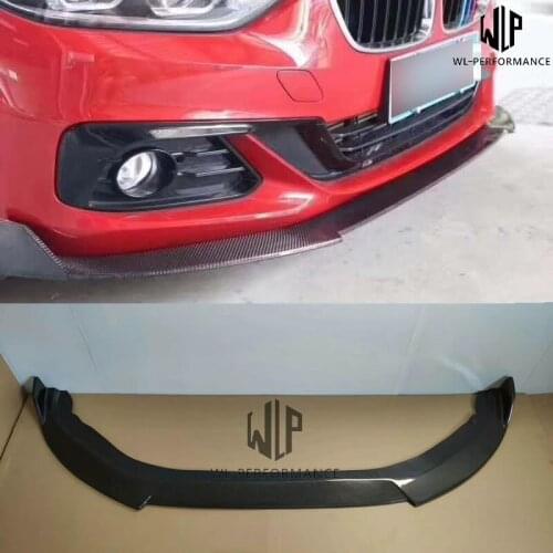 F52 New Style High Quality Carbon Fiber Front Lip Bumper Splitter Diffuser for BMW F52 New 1 Series Car Styling 2017-Up