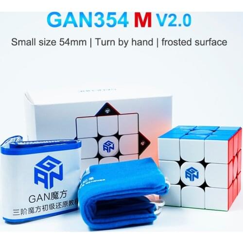 Gan 354 M Magnetic puzzle magic speed cube 3x3 stickerless professional Gan354 M puzzle speed cube GAN354M cubo magico