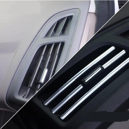 6mm 3m car styling chrome forming strip air outlet grille door protection trim for Mitsubishi ASX/Outlander/Lancer Evolution