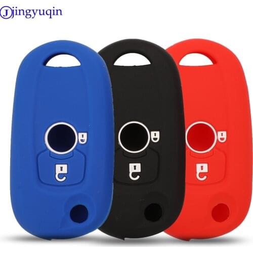 Jingyuqin Key Cover Case For Opel Vauxhall Astra K Corsa E 2015 2016 2017 2018 2019 Silica Gel Key Cover Cap Holder Protector