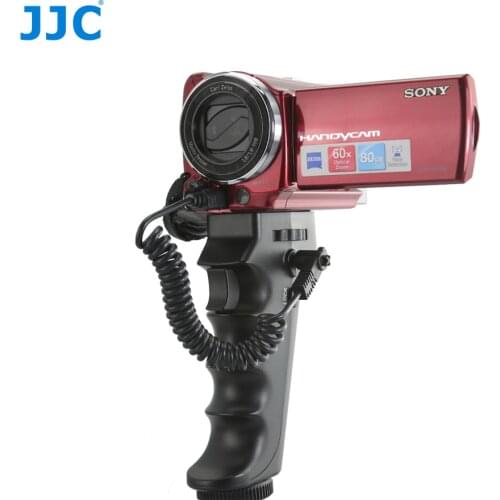 JJC Camera DV Handle Pistol Grip Shutter Release Stand for SONY Camcorder with A/V R or LANC port and BMPCC HDR-CX190/HDR-CX200