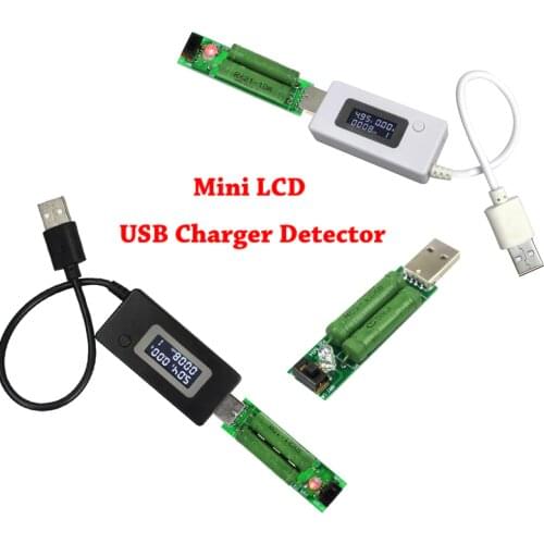Mini Phone USB Tester Doctor LCD Screen Capacity Voltage Current Meter Mobile Phone Charger Power Bank Detector