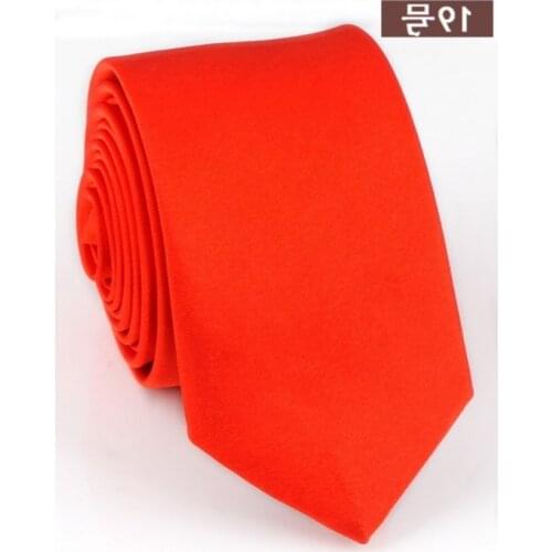 2019 Fashion Casual Slim Black Tie For Men 5cm Narrow Arrow Skinny Red Necktie Man Accessories Simplicity For Party Formal Ties