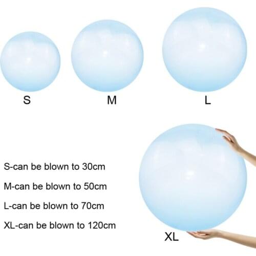 Children Outdoor Soft Air Water Filled Bubble Ball Blow Up Balloon Toy Fun Party Game Summer Gift for Kids Inflatable Gift
