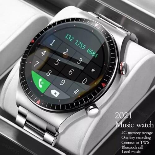 2021 New Steel Business Smart Watch Bluetooth Call Smartwatch Men Women Waterproof Sports Fitness Bracelet For IOS Android Honor