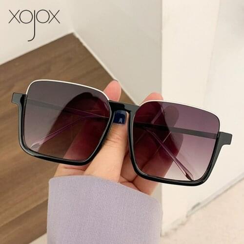 XojoX 2021 New Womens Sunglasses Men Outdoor Sun Glasses Anti-Blue Light Computer Glasses Frame 2021 New Vintage Eyeglasses