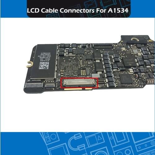 New A1534 LCD LED LVDs Cable Connector For Macbook Retina 12" A1534 Motherboard Logic Board Repair 2015 2016 2017
