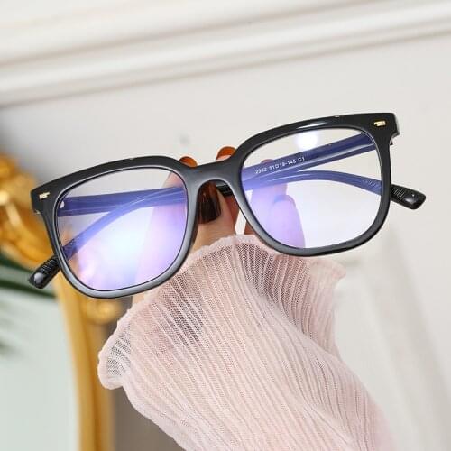 Classic Transparent TR90 Frame Square Anti Blue Light Blocking Glasses Computer UV Eyewear No Degree Oculos Feminino Glasses