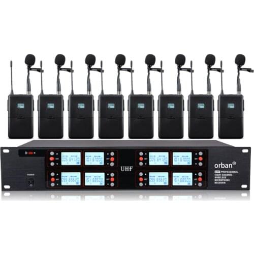 Professional wireless microphone lavalier microphone for school church outdoor activities stage performance microphone