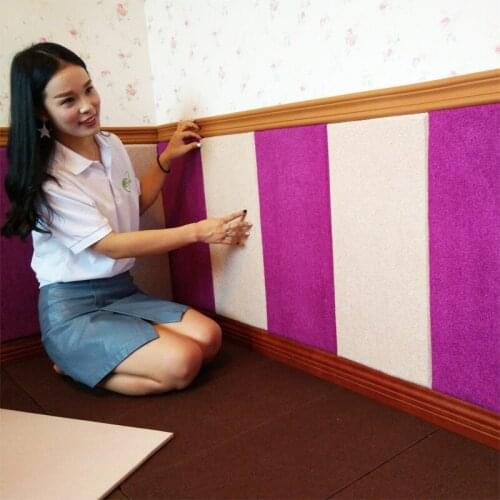 DIY 3D Wallpaper Floor Sticker Self-Adhesive Fluff Suede Wall Stickers For Bedroom Kids Room Bar TV Background Decor Thick Brick