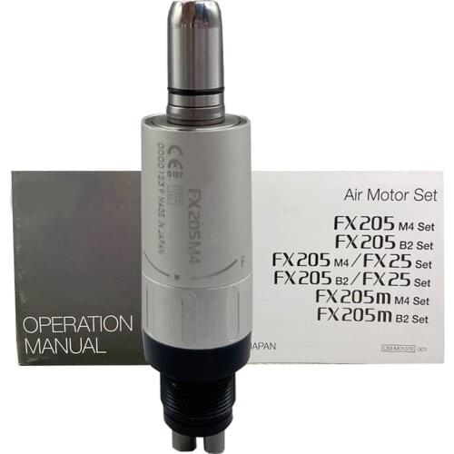 Dental FX205 air motor straight head for HP burs straight handpiece teeth whitening nose