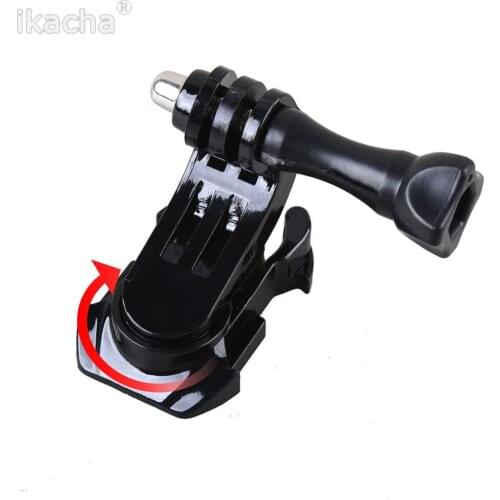 360 Degree Rotate J-Hook Buckle Base Vertical Surface Mount Adapter for GoPro Hero 3+ for SJCAM SJ4000 5000 Accessories