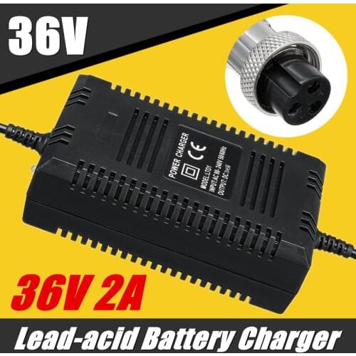 36V 2A lead-acid Battery Charger Wheelchair Charger Golf Cart Charger Electric Bicycle Scooter Ebike Charger Power Adapter