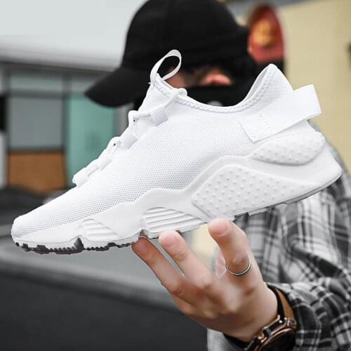 Plus Size 39-48 Vogue Sneakers High Quality All Black White Summer Woven Mesh Shoes Men Casual Shoes Tenis Masculino Trainers