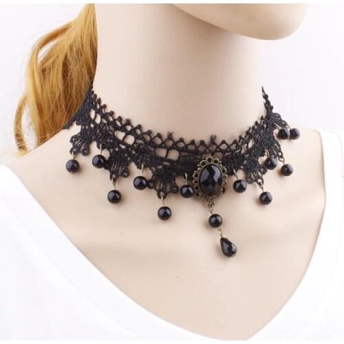 YIERMEFashion Black Velvet Choker Necklace for Women Statement Necklaces & Pendants Bijoux Femme Collier Jewelry Collares Mujer