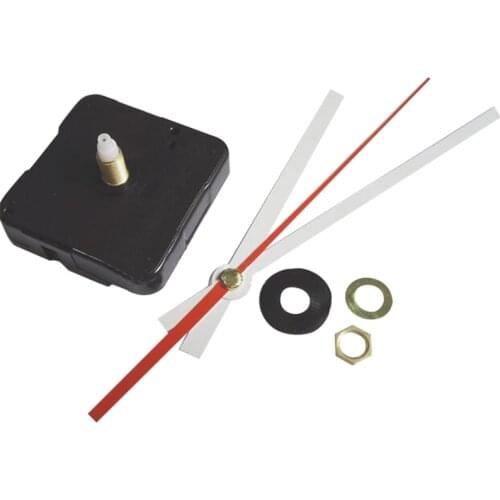 100 sets Silent Quartz Wall Clock Movement Mechanism Wide Hands Repair Kit Tool Set 21mm Shaft