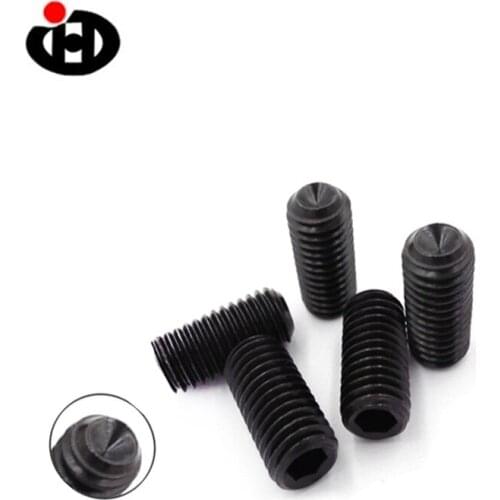 JINGHONG M1.6*2/2.5/3/4/5/6/8 GR 12.9 DIN 916 Allen Drive No Head Grub Set Screws