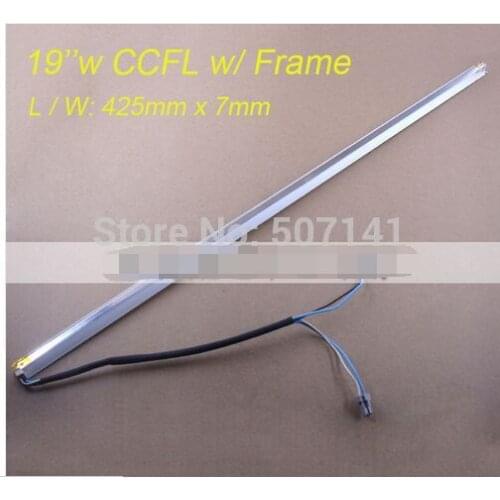 19'' inch wide dual lamps CCFL with frame,LCD lamp backlight with housing,CCFL with cover,CCFL:419mmx2.4mm,FRAME:425mmx7mm