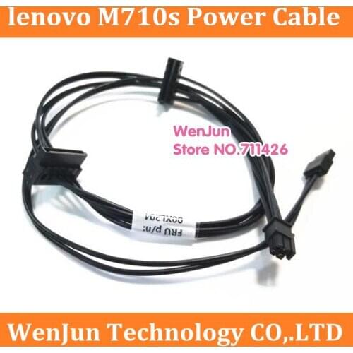 200pcs/lot Free Shipping for lenovo M710s Power Cable 4pin to 2 SATA 15pin +6pin SATA CD-ROM interface Connector Cable