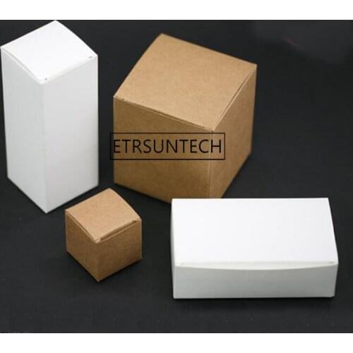6*6*9cm Kraft Paper Gift Box Craft Soap Cosmetic Jewelry Packaging Box Candy Boxes 500pcs