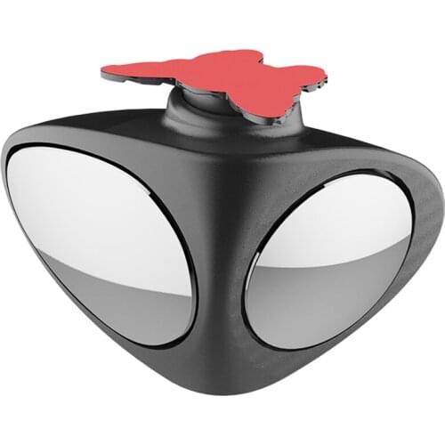 1 Piece 360 Degree Car Blind Spot Mirror Convex Rotatable 2 Side Automibile Exterior Rear View Parking Mirror Safety Accessories