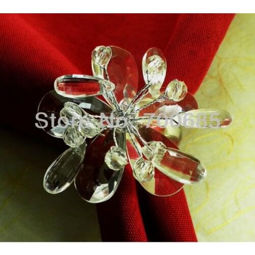 Beaded wedding napkin ring, napkin holder, decoration napkin ring holiday decoration napkin ring