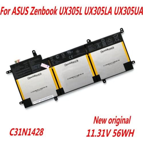 High Quality C31N1428 Laptop Battery For Asus Zenbook UX305L UX305LA UX305UA C31N1428 3ICP5/91/91 11.31V 56WH