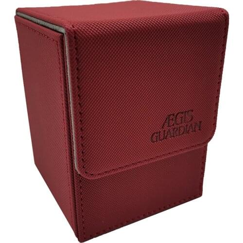AEGIS GUARDIAN Premium Top Loading Card Box For Trading Card Game TCG Deck Case: Black