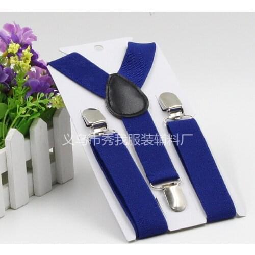 Candy Colors Kids Suspenders Adjustable Y-back Braces Clip-on Elastic Suspender Children Baby Straps Belt, 500PCS