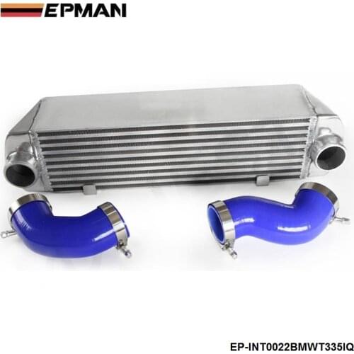 FOR BMW 135 135i 335 335i E90 E92 06-10 N54 TWIN TURBO INTERCOOLER WITH SILICON HOSE KIT