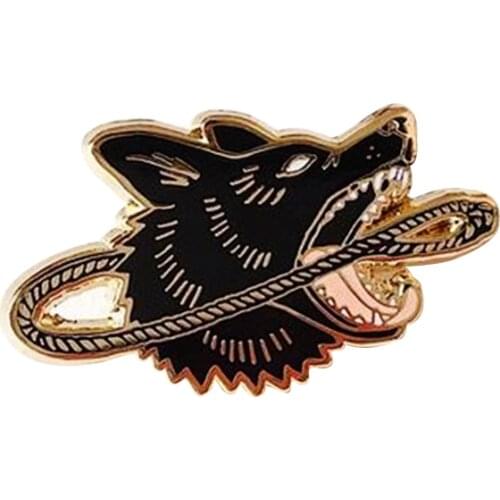 Dog & Lasso Enamel Pin