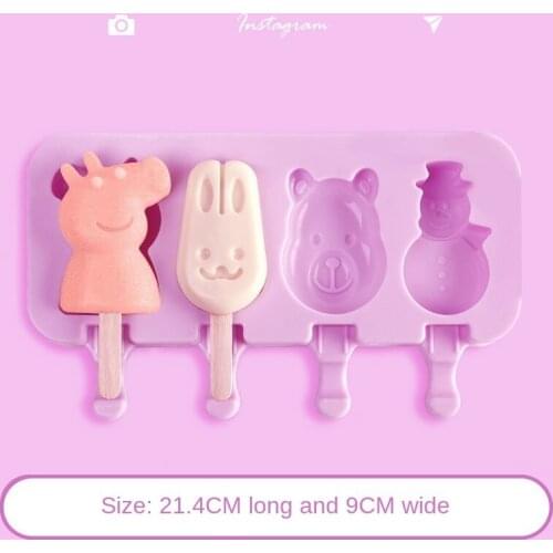 Ice Cream Mold Popsicle Ice Cream Box Popsicle Mold Home Making Cartoon Ice Model Homemade Ice