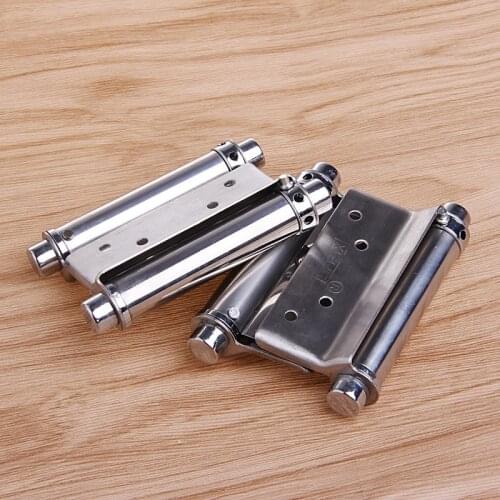 2Pcs 3" Inch Stainless Steel Double Action Spring Hinge Saloon Cafe Door Swing G32C